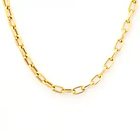 7mm Italian Chain Link Necklace