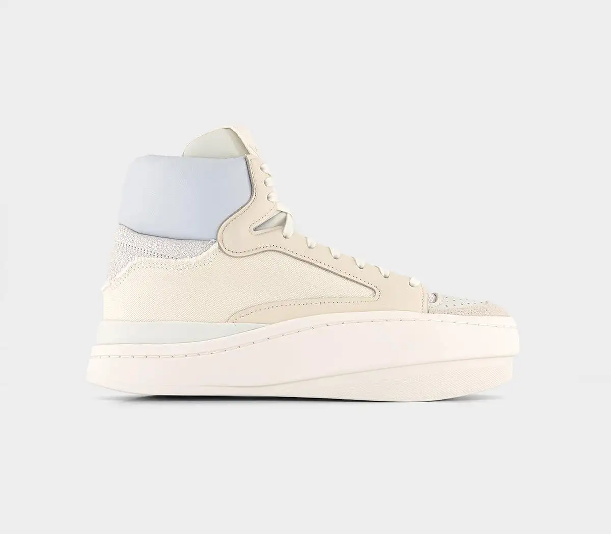 adidas Y3 Bball Hi Off White Crystal White