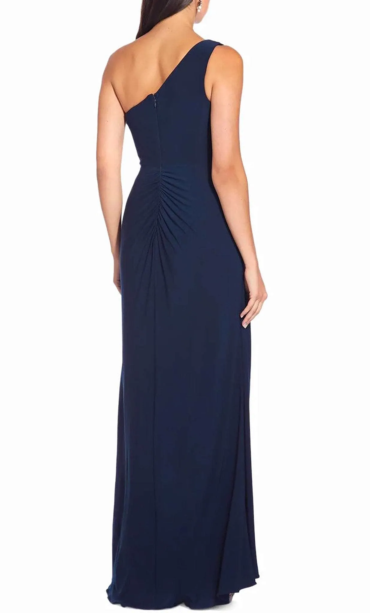 Adrianna Papell AP1E206447 - One Sleeve Front Twist Evening Dress