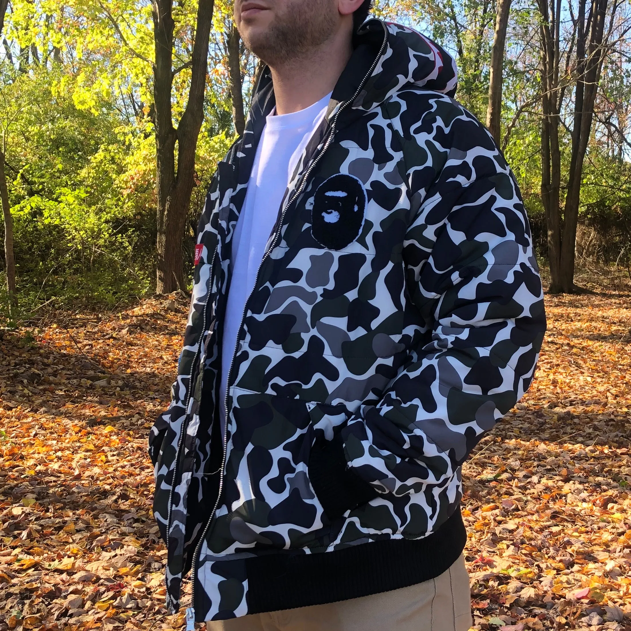 APE HEAD JACKET APE PRINT CAMO