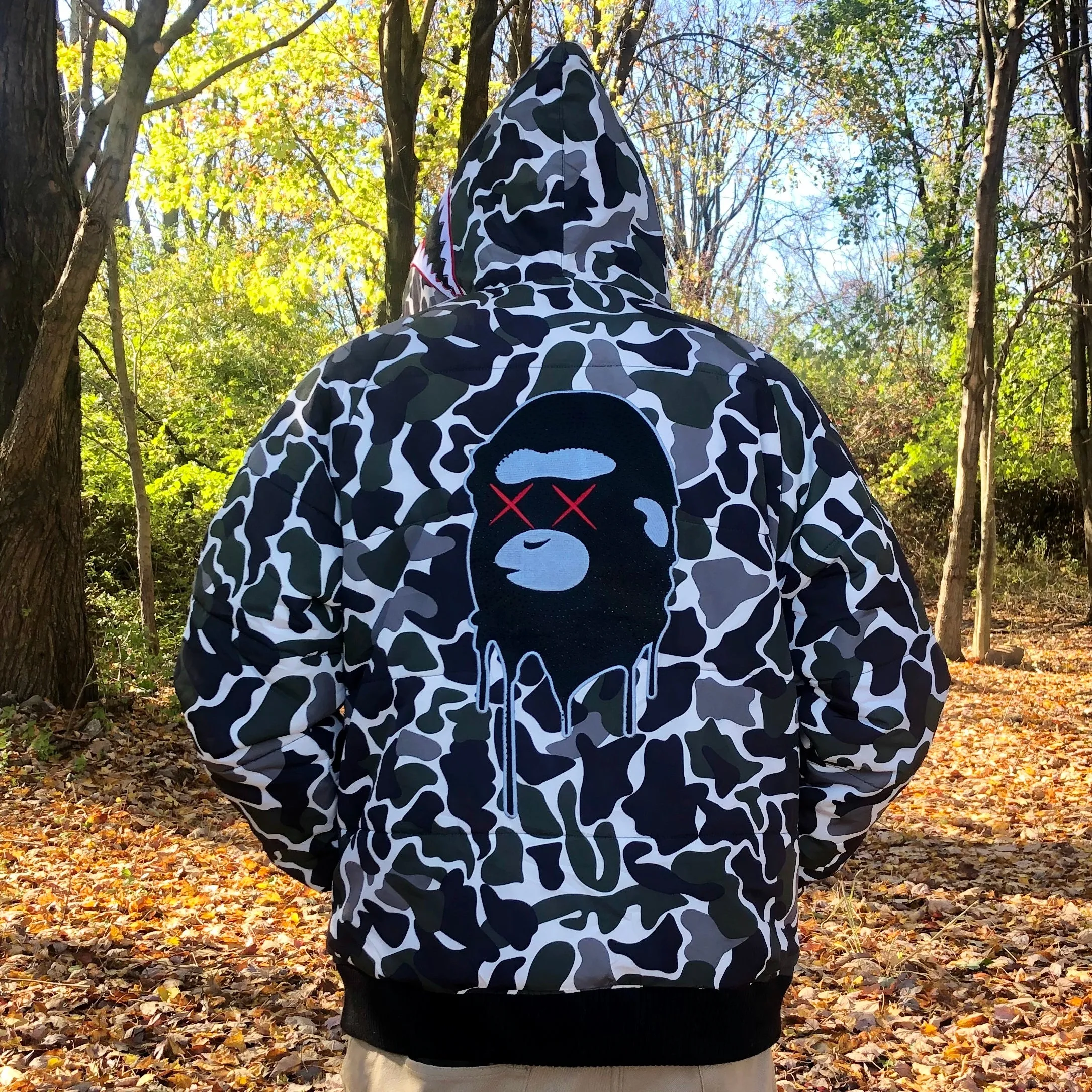 APE HEAD JACKET APE PRINT CAMO