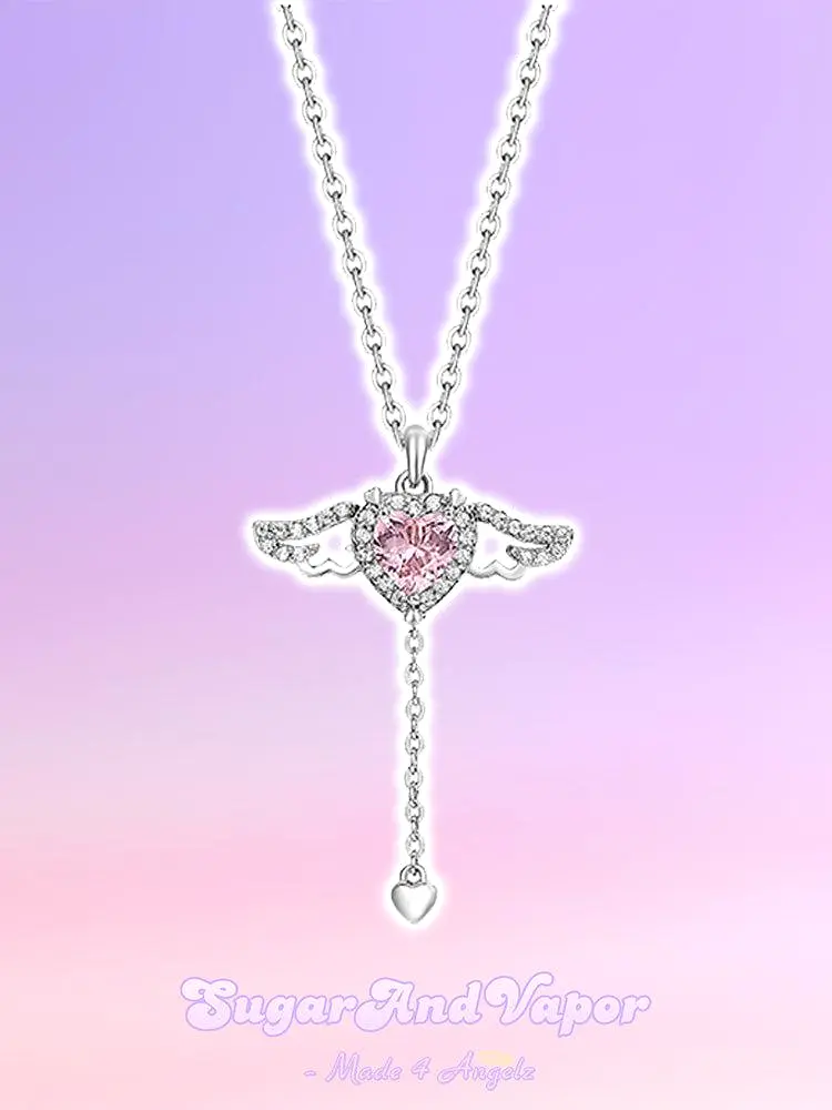 Baby Angel Heart Necklace