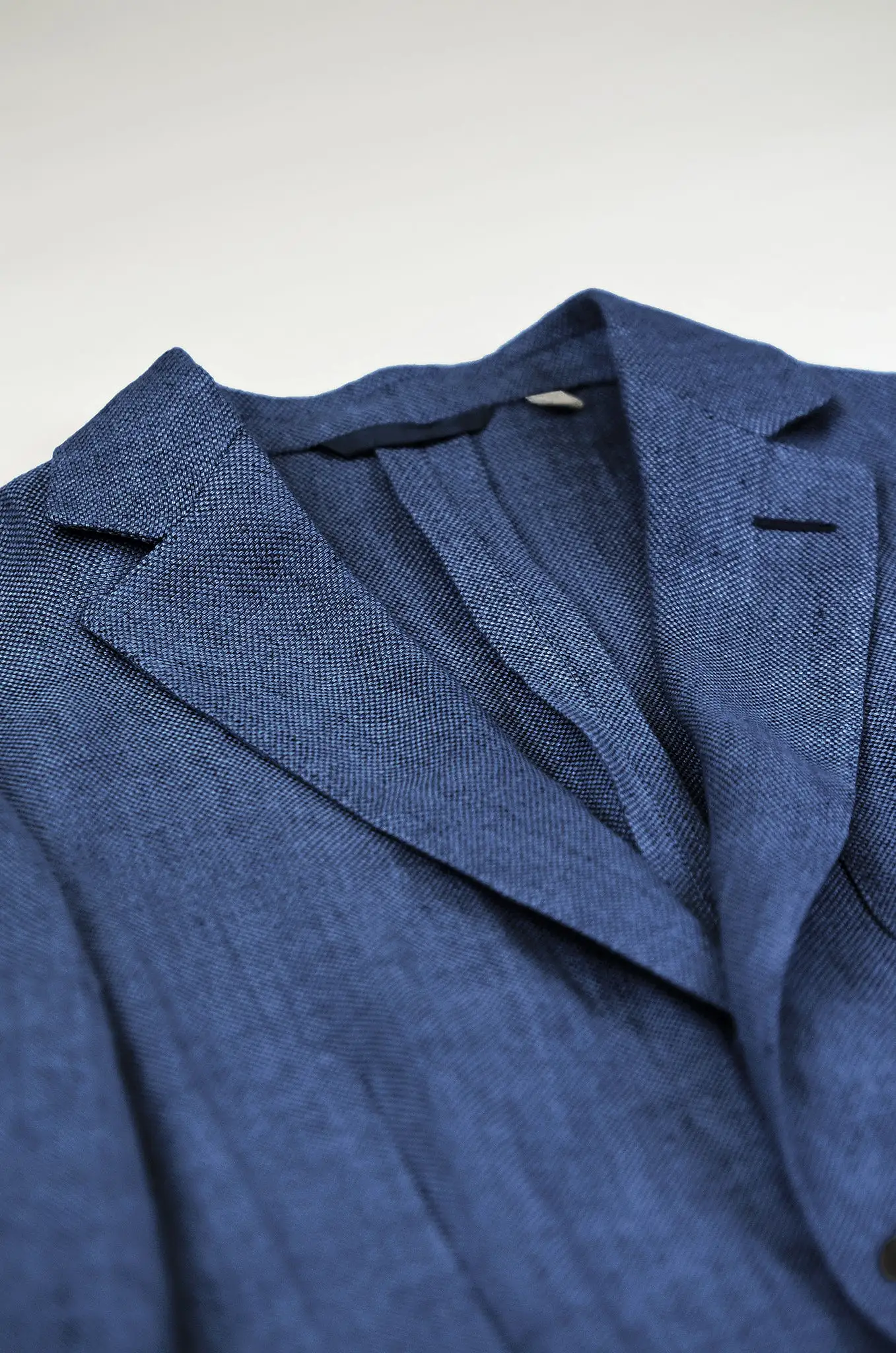 Bernat Washed Linen Blazer (ocean blue)