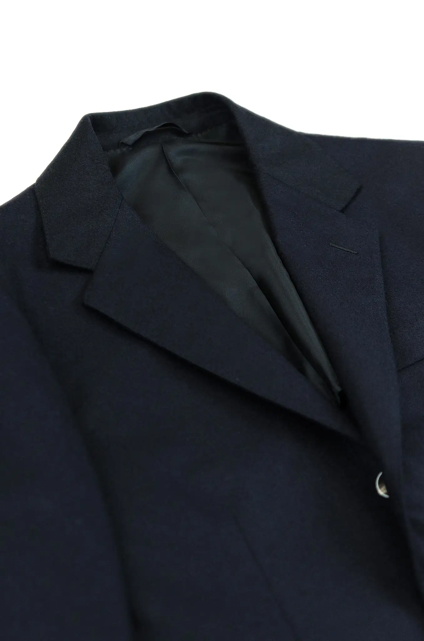 Blasi blazer solid flannel wool (Dark Blue)