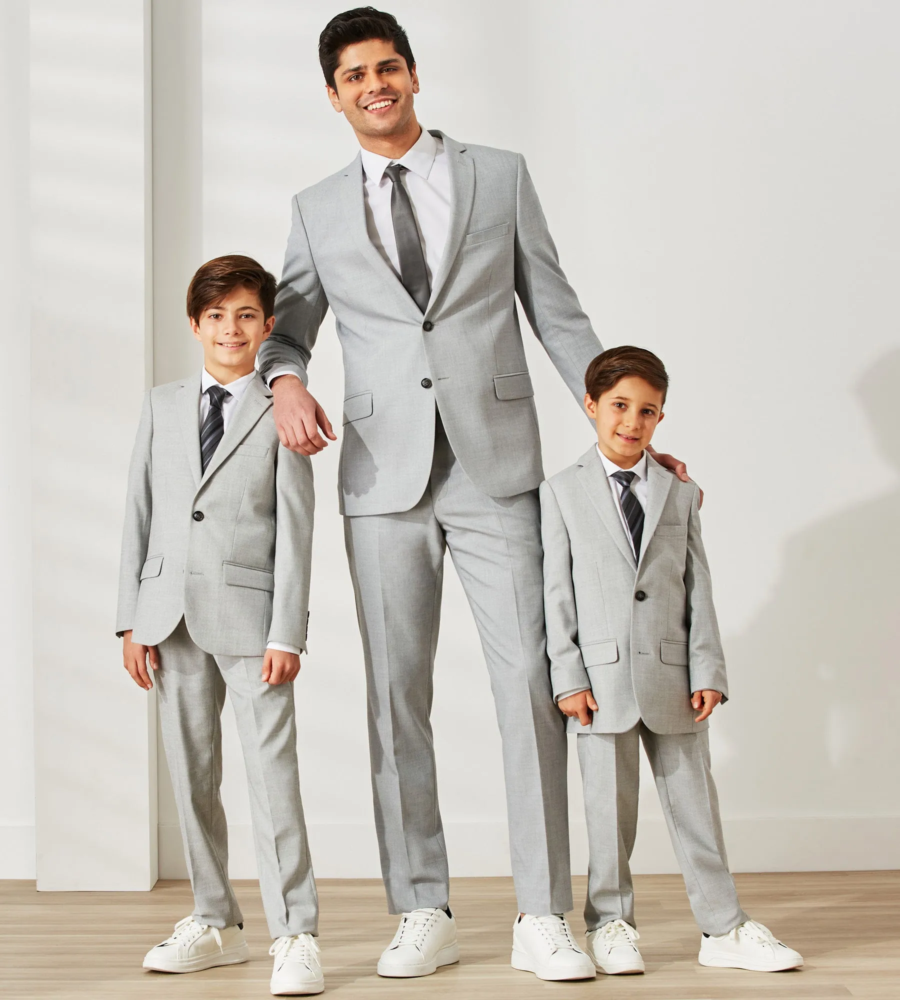 Boys Solid Suit Pants