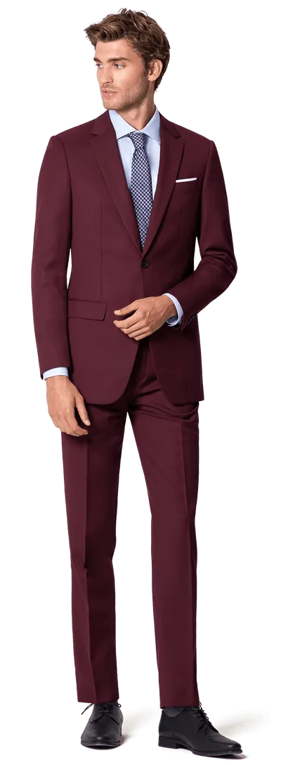 Burgundy Suit Jacket