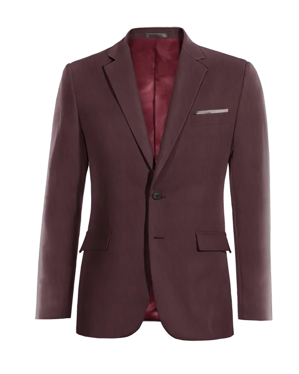 Burgundy Suit Jacket