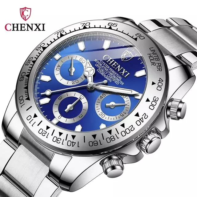 Chenxi Watch Men Gold Fashion Watches Stainless Steel Men's Watches S2589374