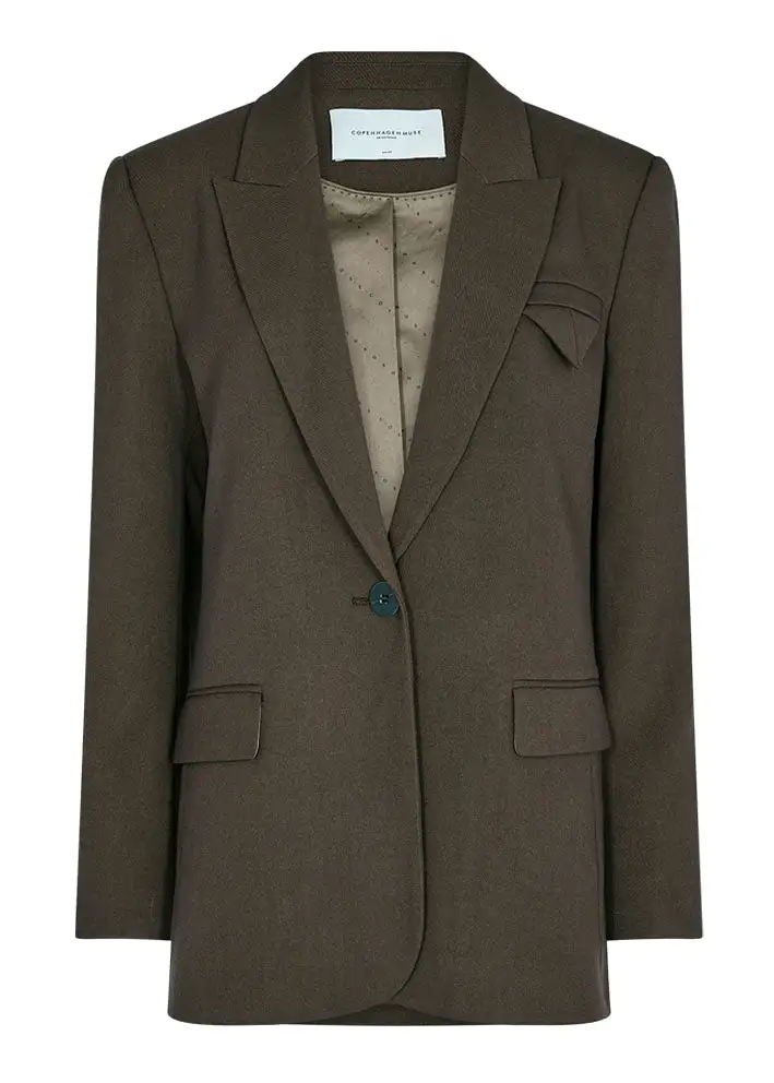 Copenhagen Muse Tailor Jacket - Blazer - Olive Melange