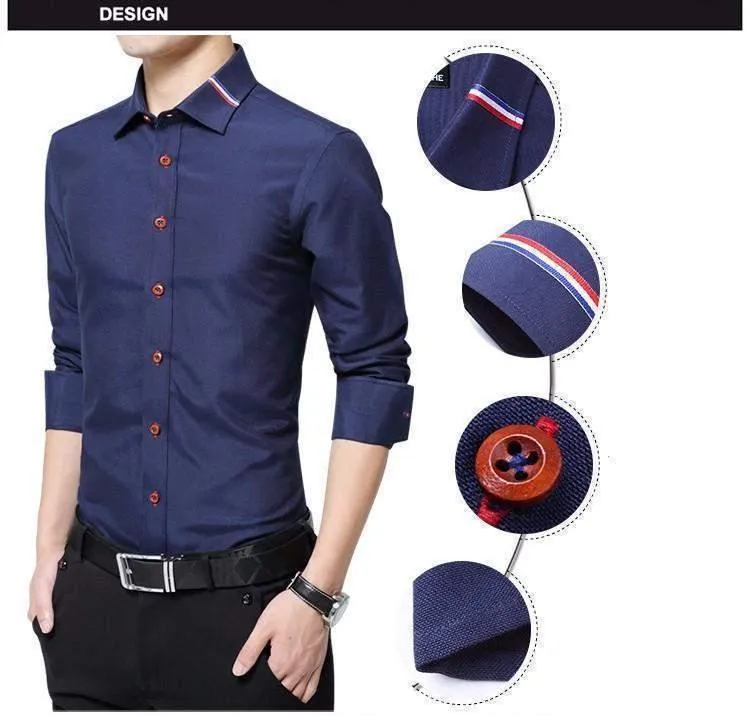 Cotton Formal Dress Shirt For Men