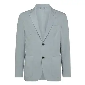 Craig deconstructed  GD cotton Sailcloth  blazer in shade grey