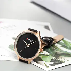 Curren Lady Leather Strap Watch