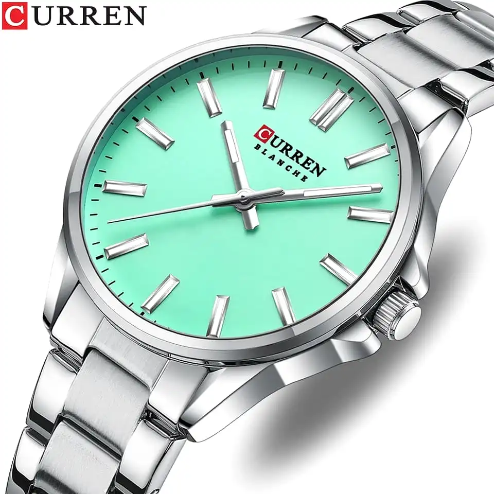 Curren Men Watch Silver Strap