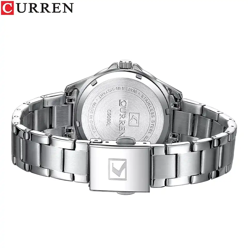 Curren Men Watch Silver Strap