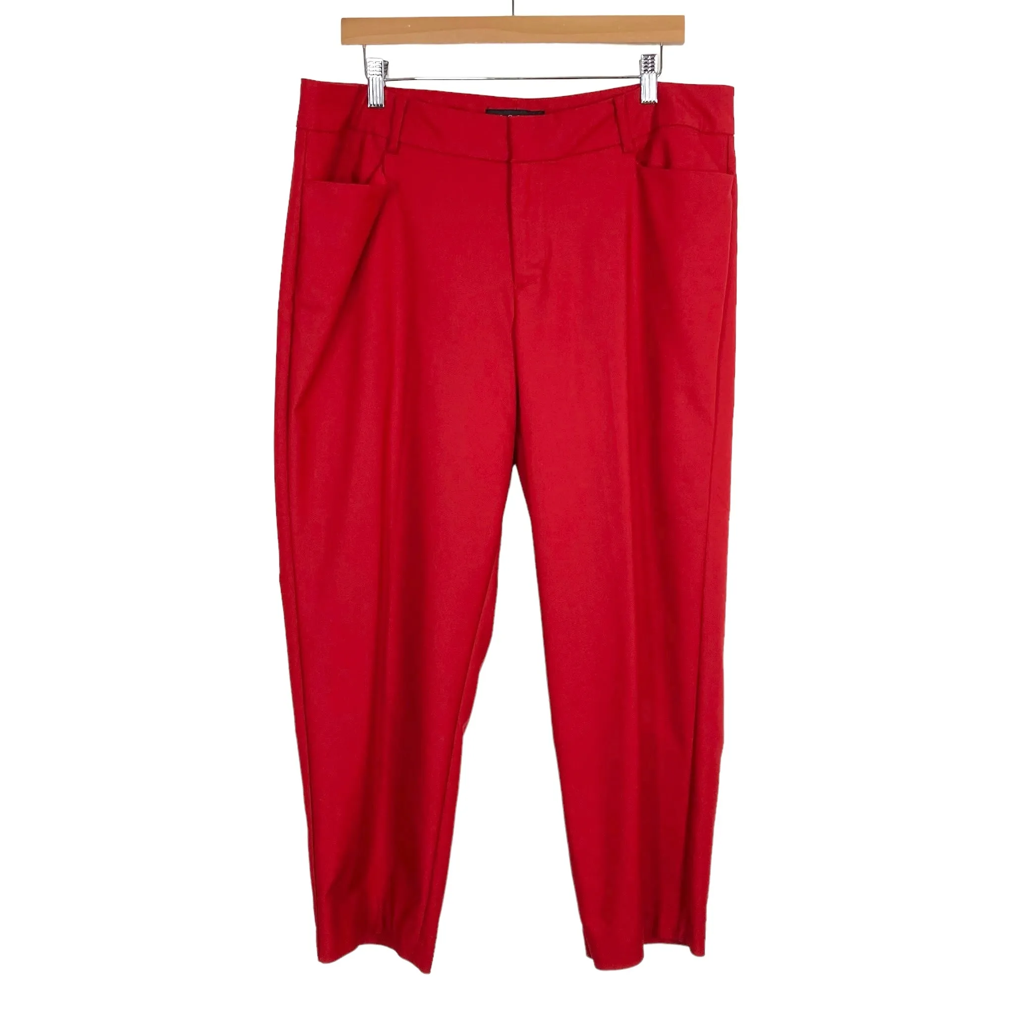 Eloquii Red Slim Suit Pants- Size 14S (Inseam 26.5, sold out online)