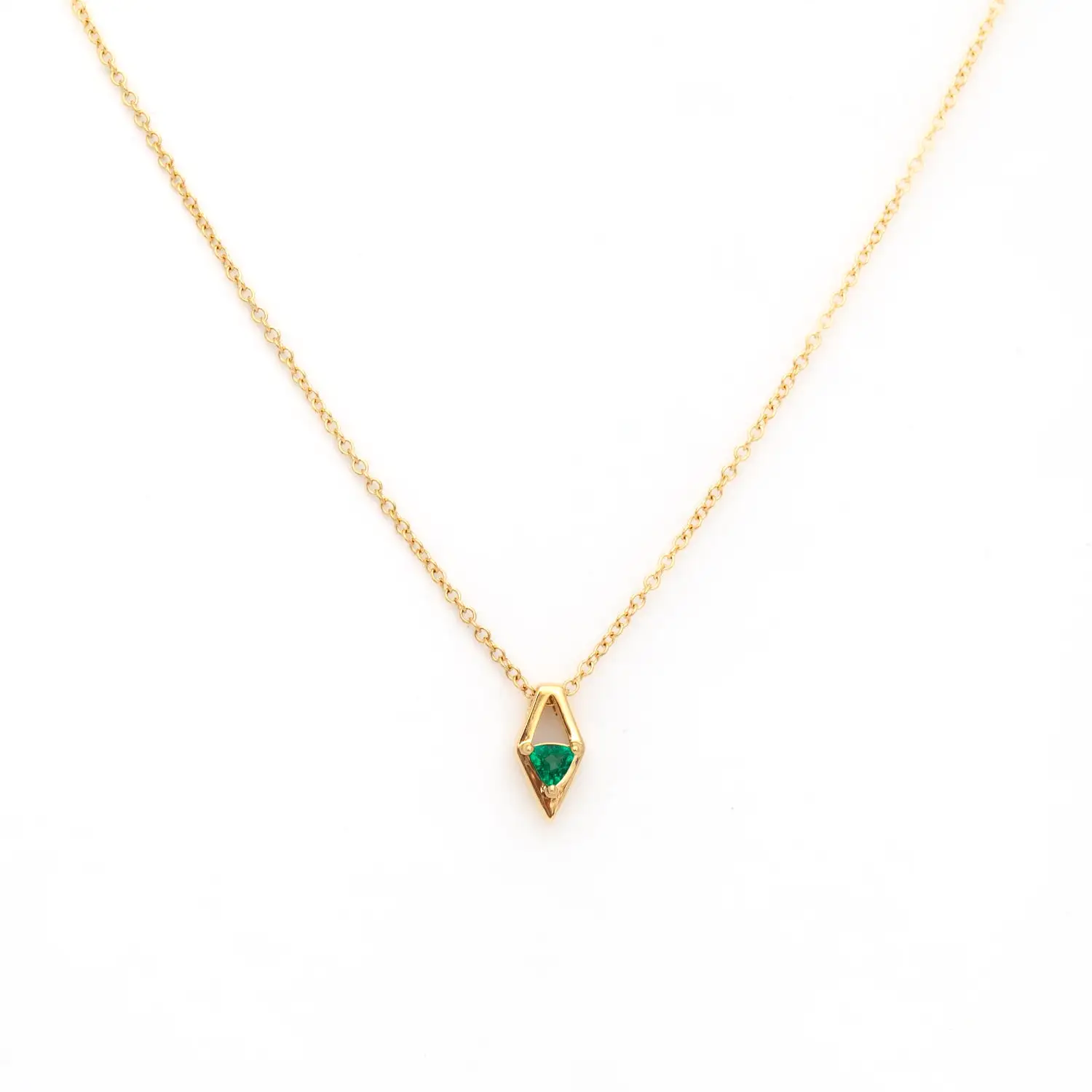 Emerald Reflection Necklace