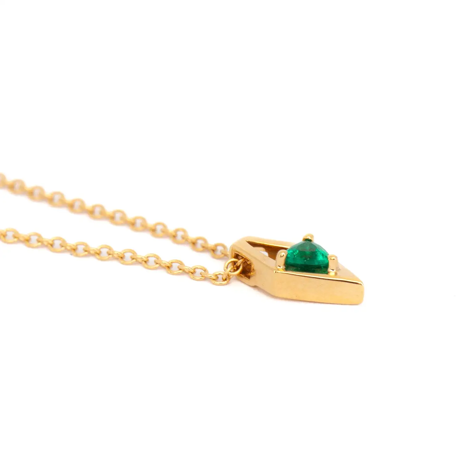 Emerald Reflection Necklace