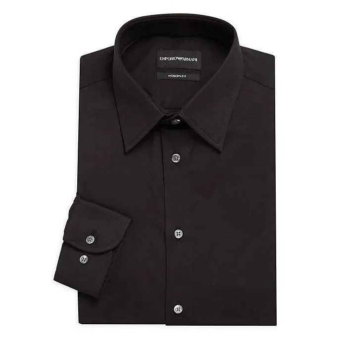 Emporio Armani Black Dress Shirt