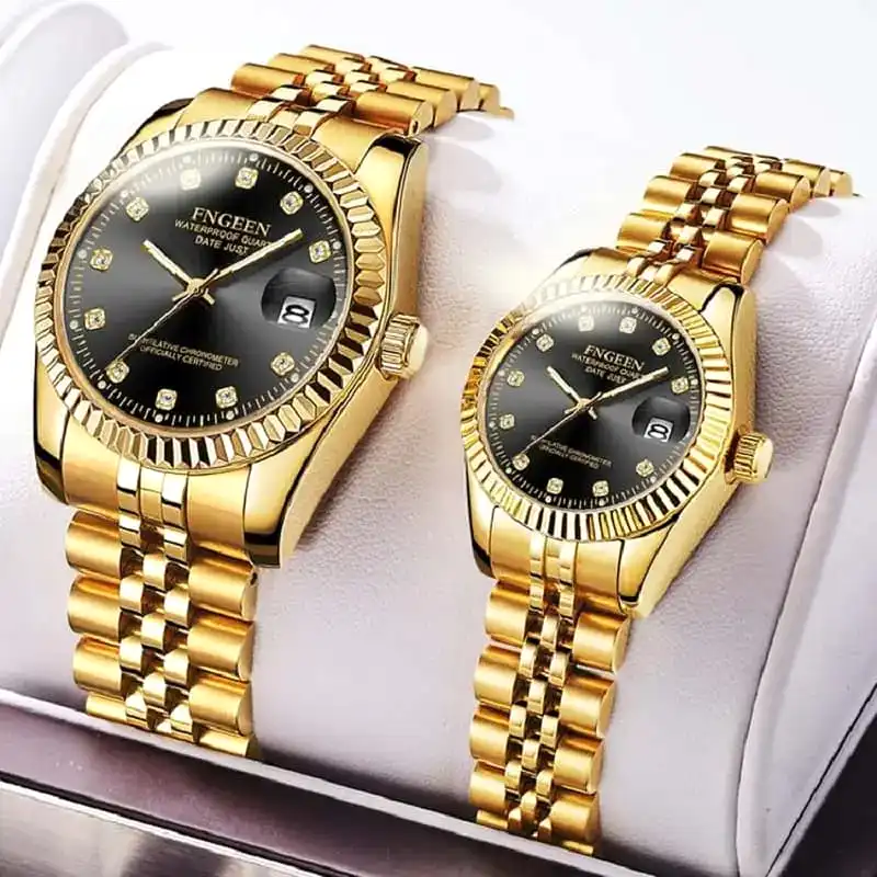 FNGEEN Fashion Luxury Couple Watches 2 Pieces S2283825