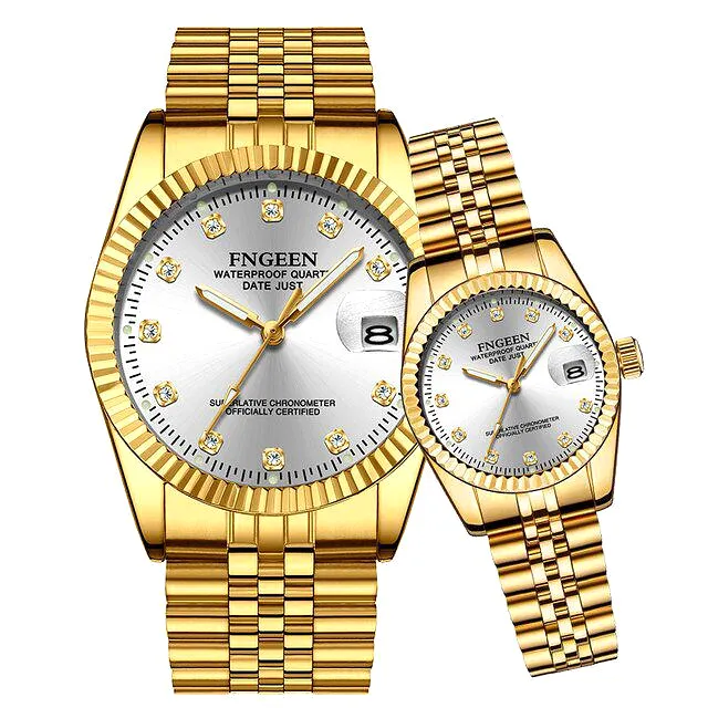 FNGEEN Fashion Luxury Couple Watches 2 Pieces S2283825