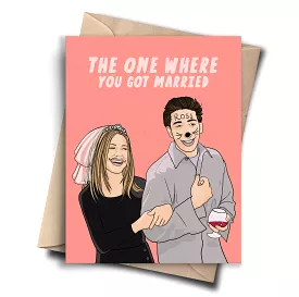 Friends Wedding Card