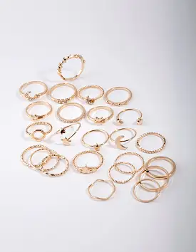 Gold Celestial Ring 24-Pack