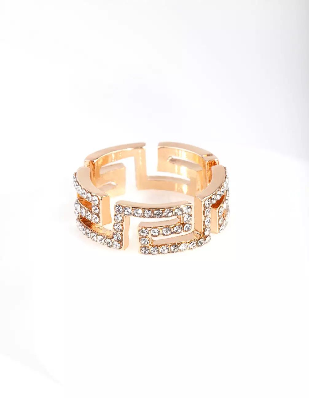 Gold Diamante Egyptian Ring