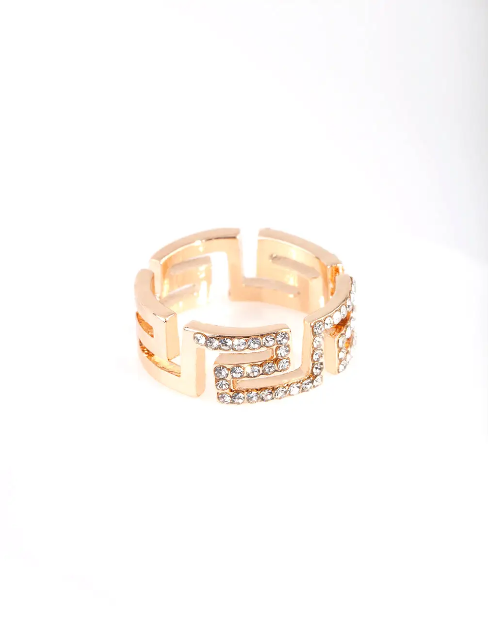 Gold Diamante Egyptian Ring