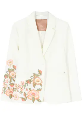 Gustav Stacie Blazer with embroidery 48206 Off White