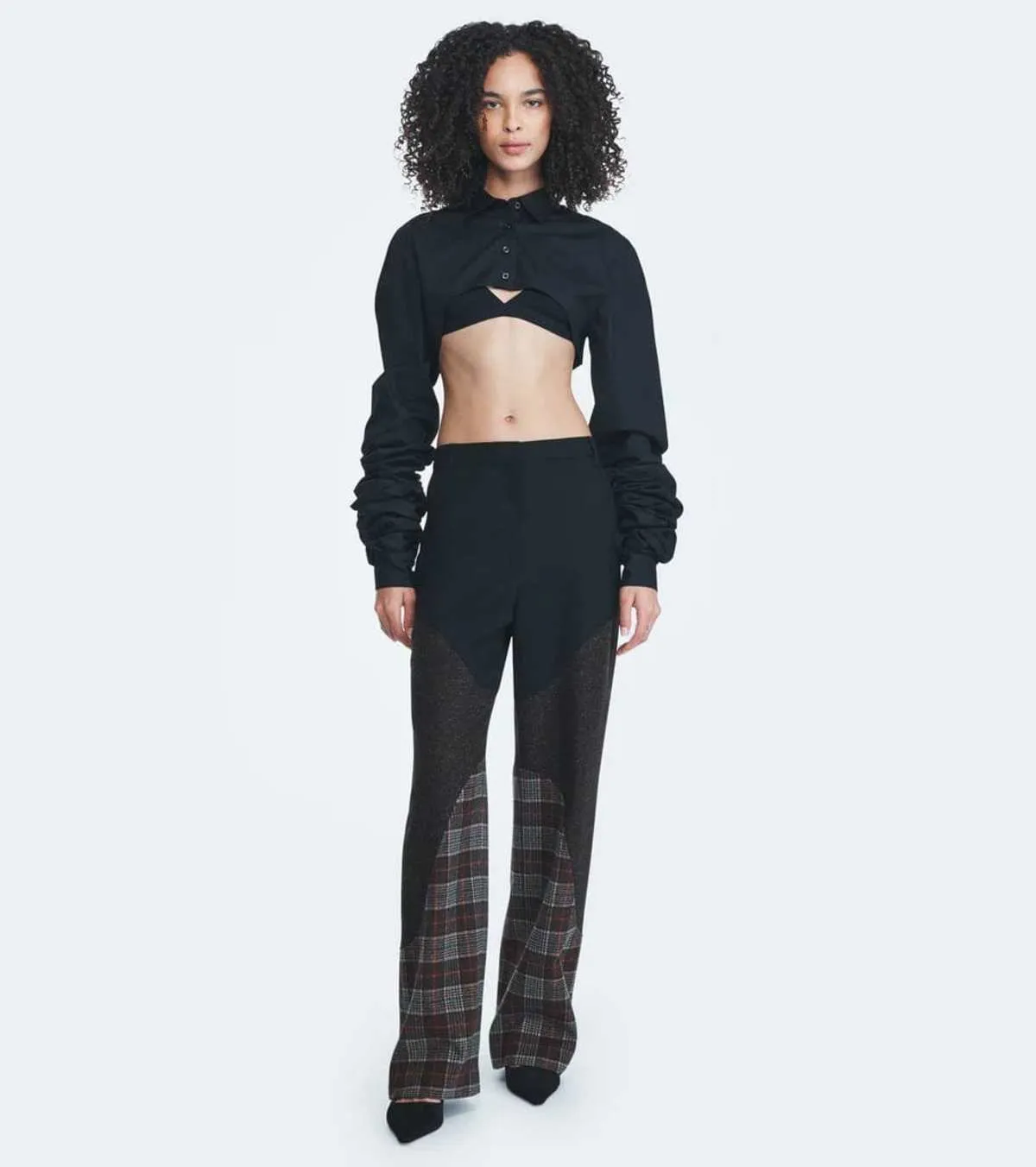 Intarsia Suit Pants