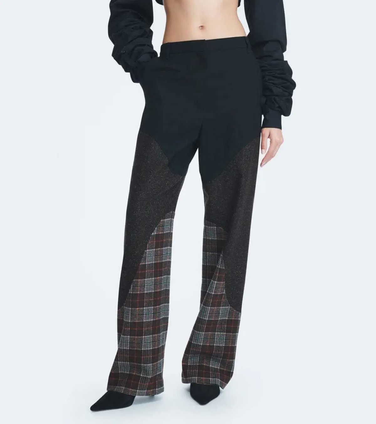 Intarsia Suit Pants