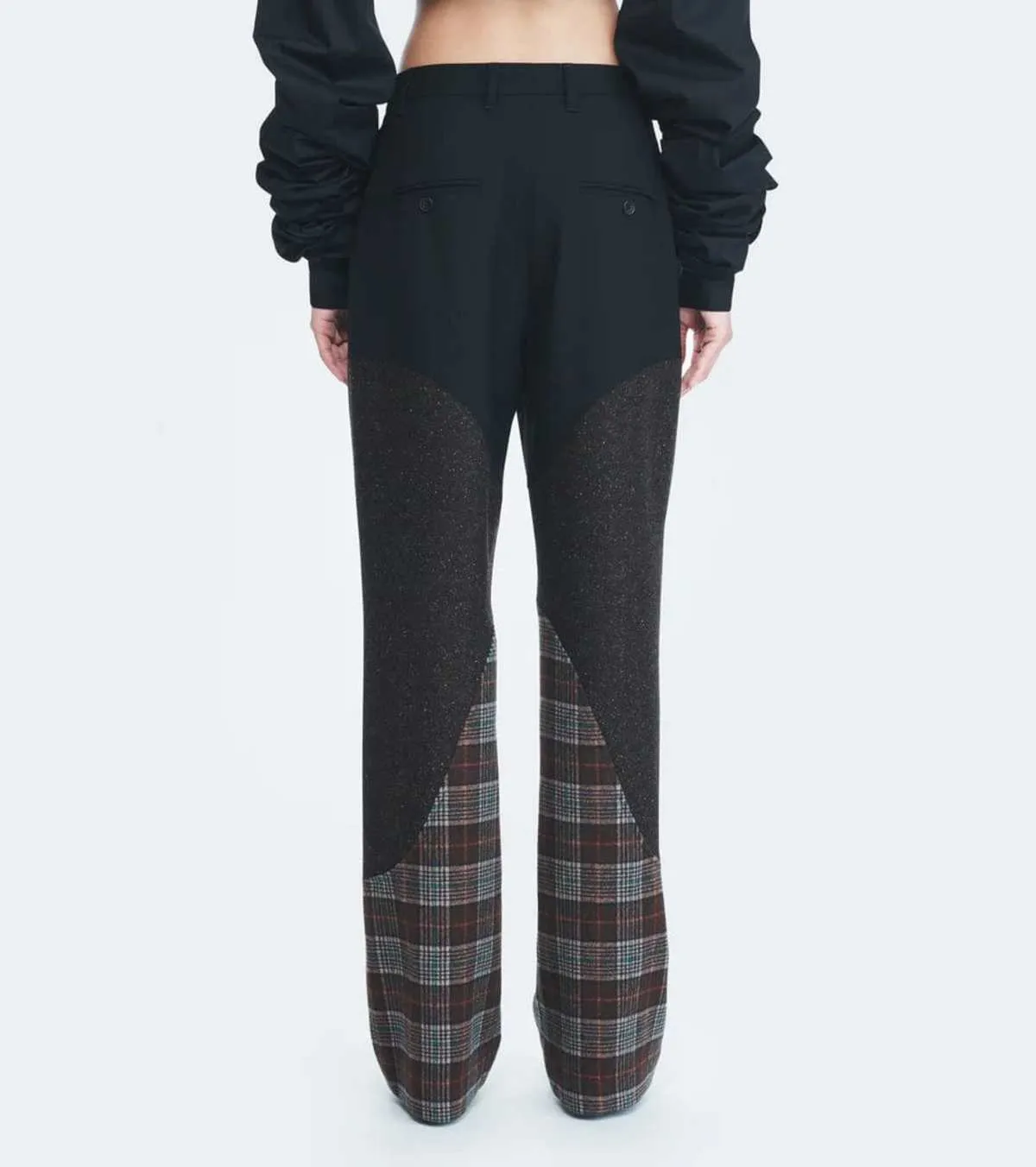 Intarsia Suit Pants