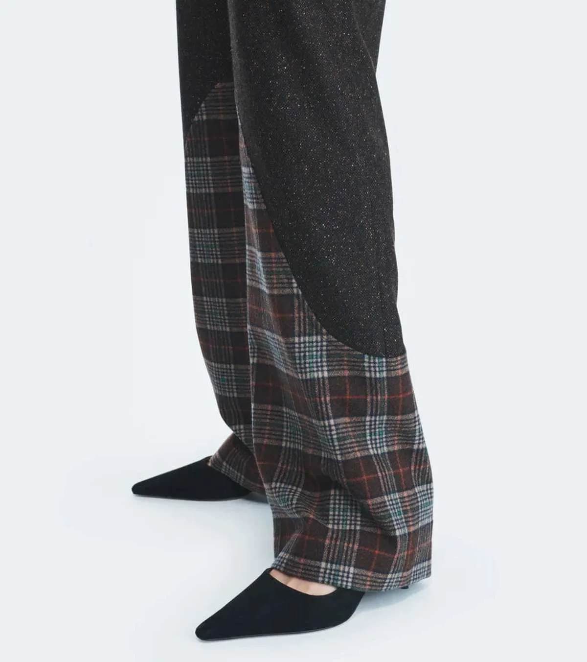 Intarsia Suit Pants