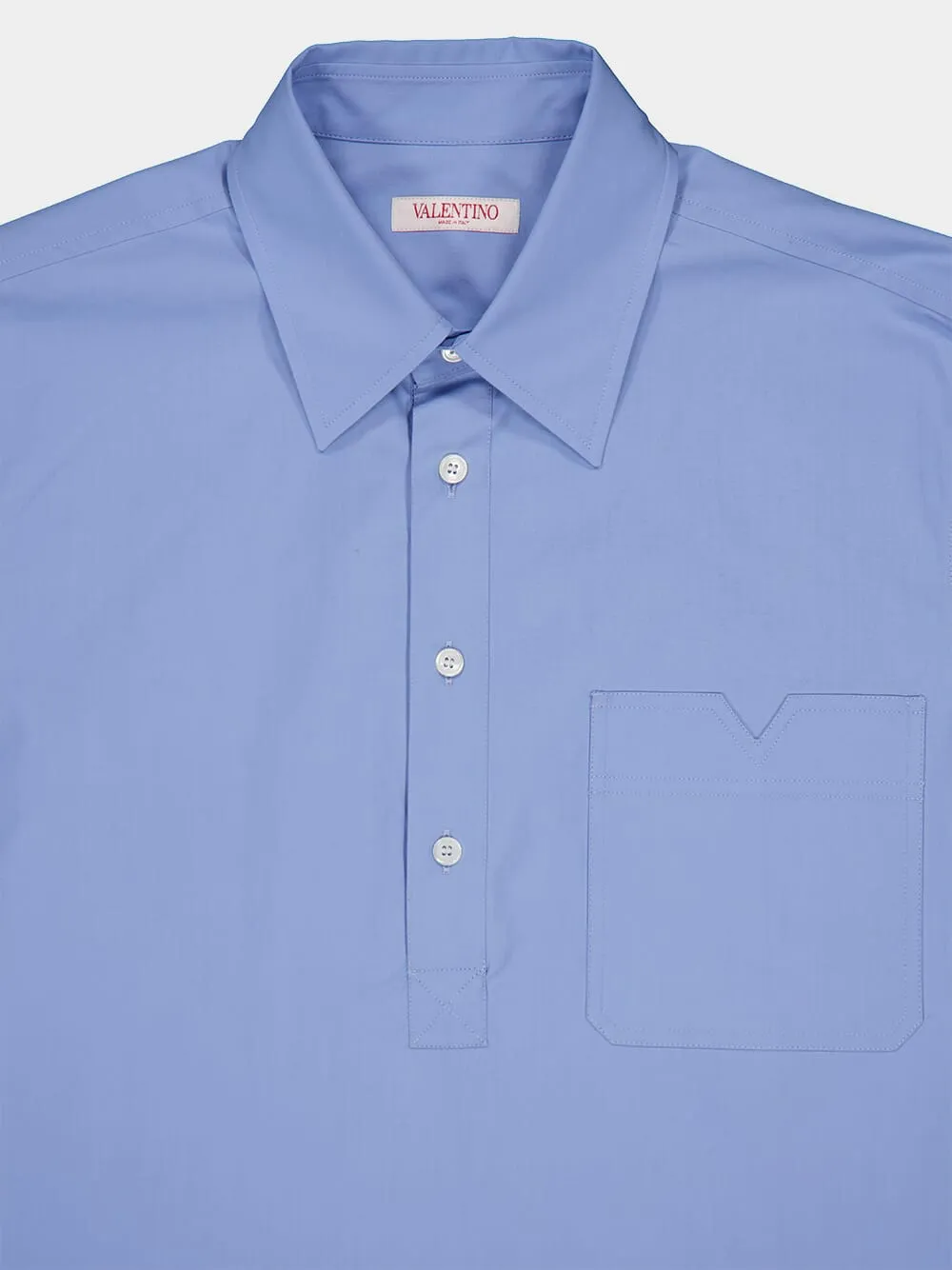 Light Blue Cotton Dress Shirt