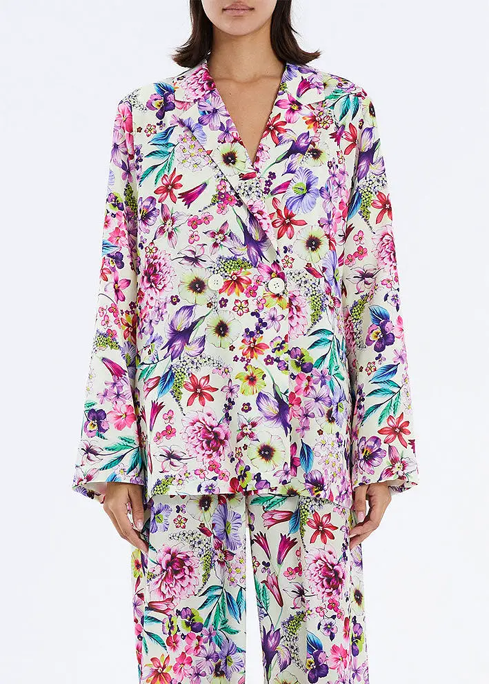 Lollys Laundry Jolie Blazer - Flower Print