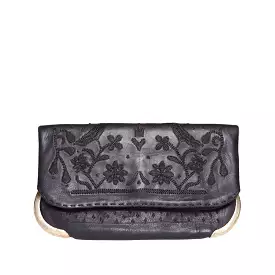 Lovebirds Evening Clutch Bag in Black