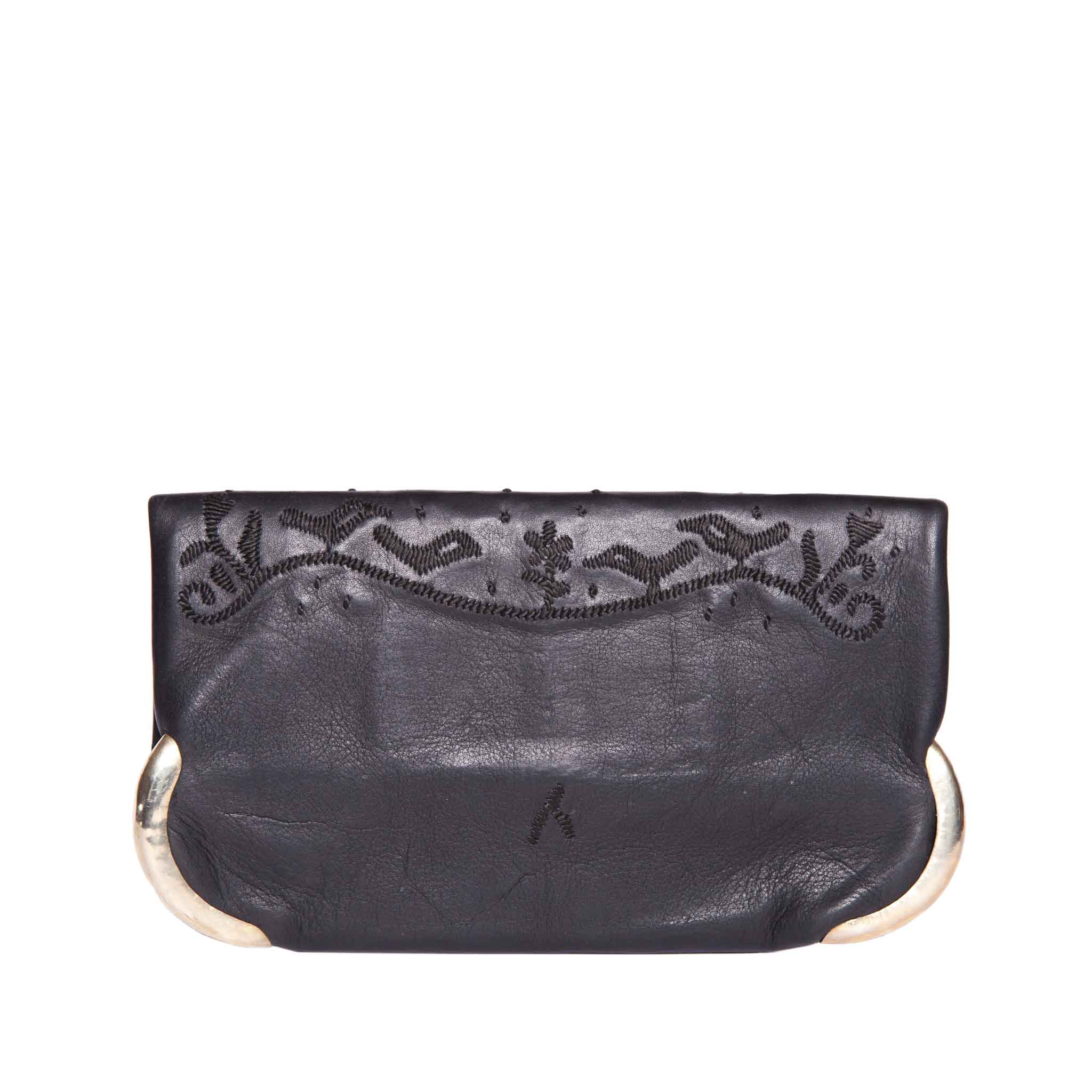 Lovebirds Evening Clutch Bag in Black