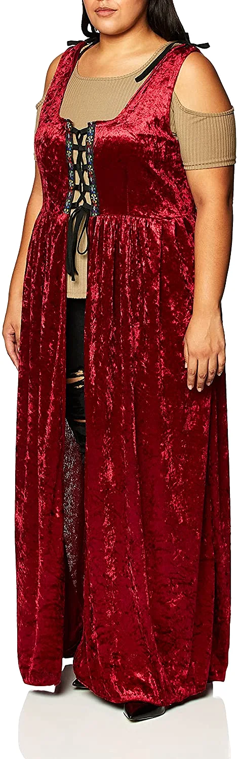 Medieval Lace-Up Costume Women's Gown