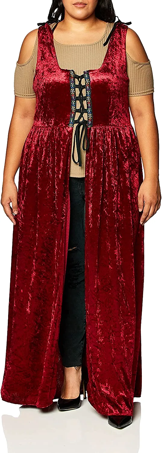 Medieval Lace-Up Costume Women's Gown