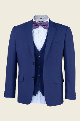 Men's Matte Navy Suit Jacket