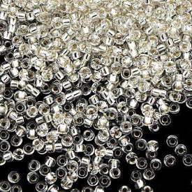 Miyuki Boncuk, MiyukiRoundBeads15/0-0001  Crystal Silver Lined