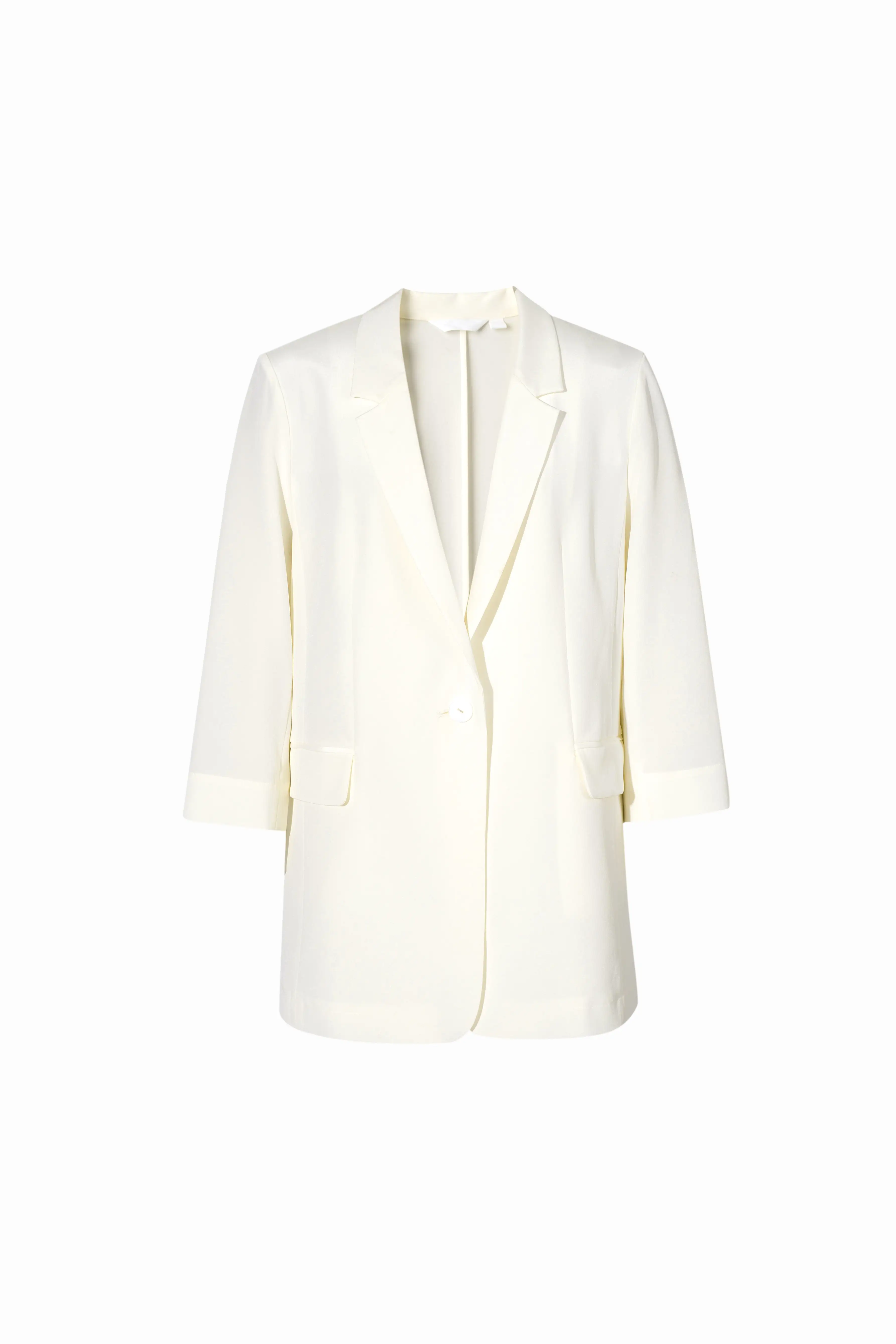 MM Cream Silk Blazer