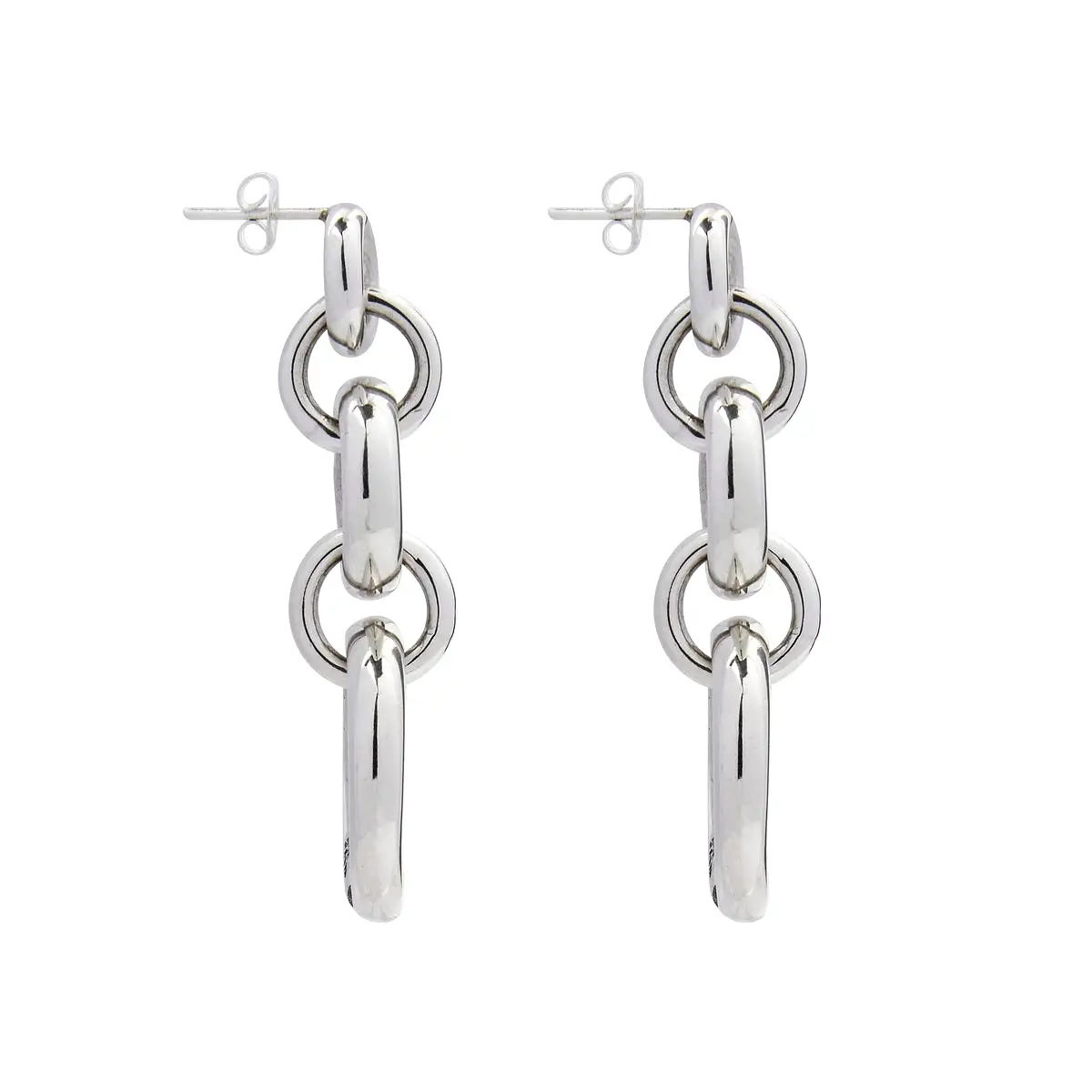 Najo Bolder Drop Silver Earring