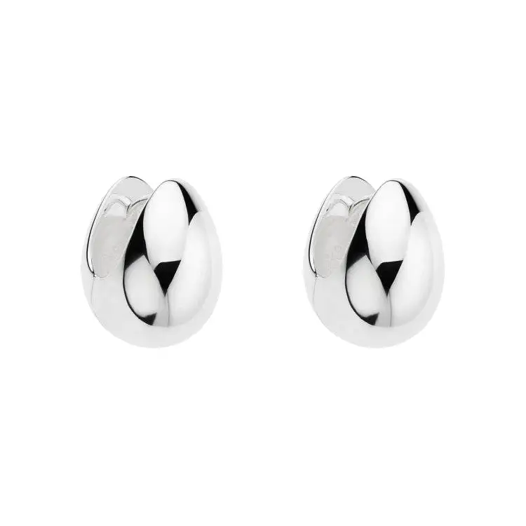 Najo Mode Huggie Earring Silver