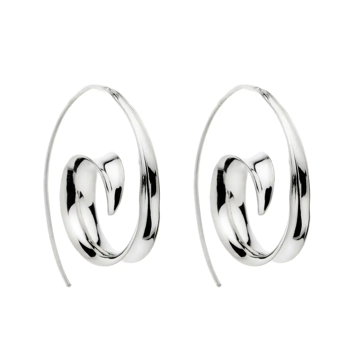 Najo Ravishing Ringlets Silver Earring