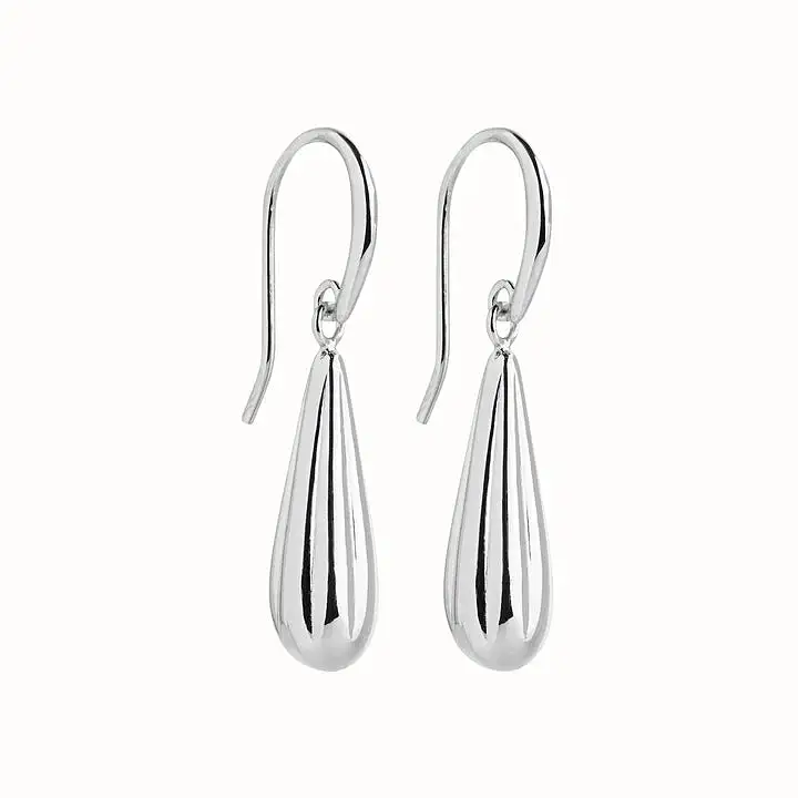 Najo Raya Baton Silver Earrings