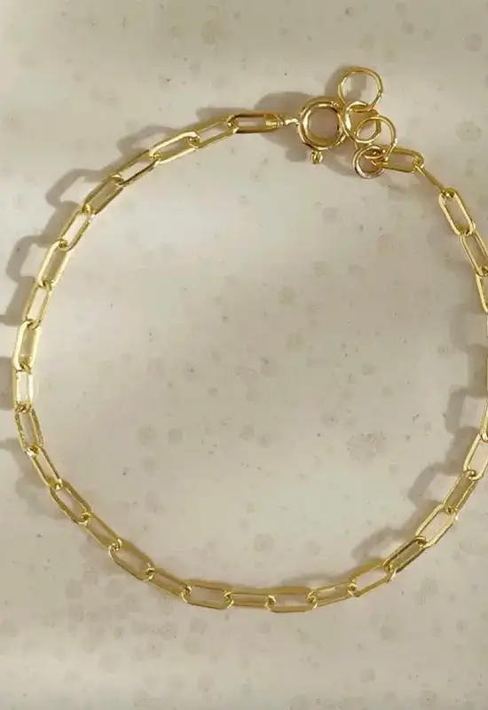 Narrow Links Bracelet - 14K Gold