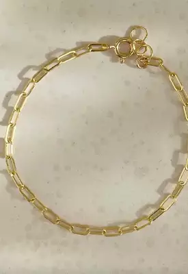 Narrow Links Bracelet - 14K Gold