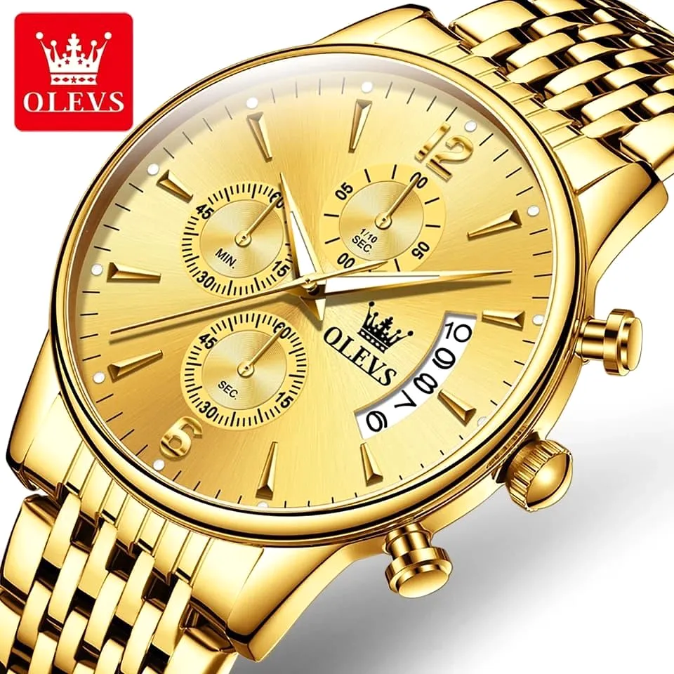 Olevs Chronograph Men Watch