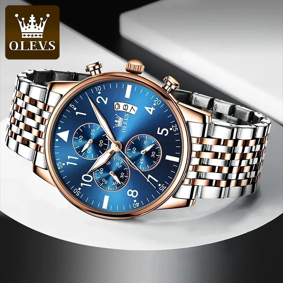 Olevs Chronograph Men Watch